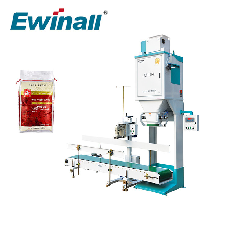 大きい自動DCS-100FA1 Ewinallの米のパッキング機械100Kg