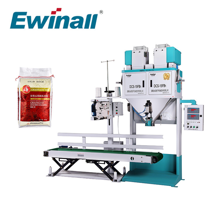 2.5 Kg - 15のKgの微粒の穀物の米の砂糖の豆のパッキング機械DCS-15FB1 Ewinall